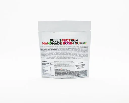 INFUSED HASH ROSIN GUMMIES - 100MG (10 PIECES PER PACK - 10MG PER PIECE) - Image 2