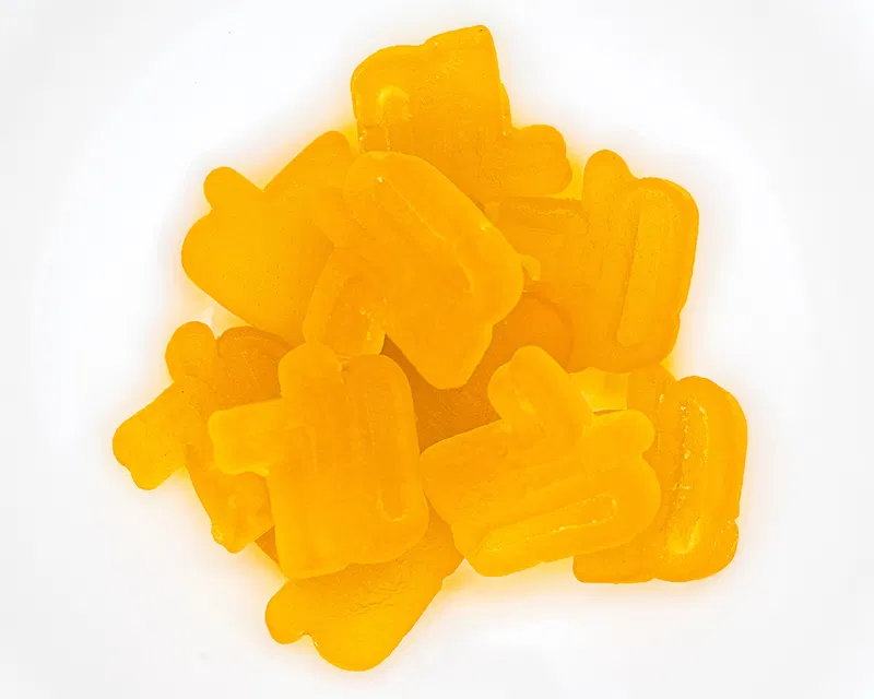 INFUSED HASH ROSIN GUMMIES - 100MG (10 PIECES PER PACK - 10MG PER PIECE) - Image 3